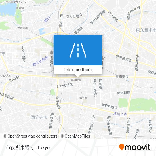 市役所東通り map