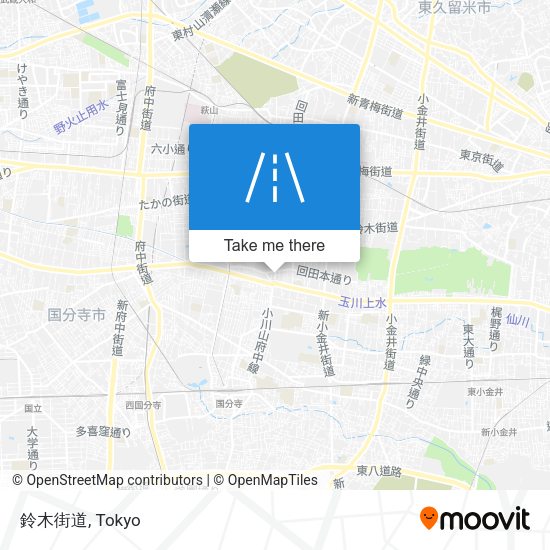 鈴木街道 map