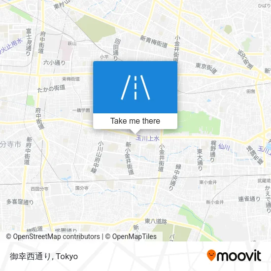 Miyuki West Street map