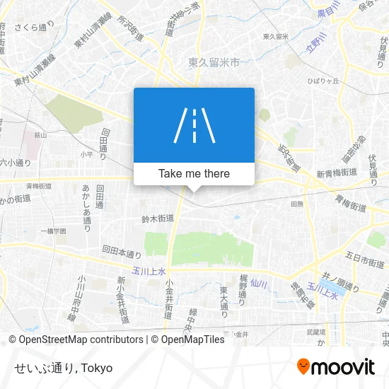 Seibu Street map