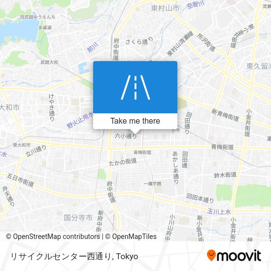 リサイクルセンター西通り map