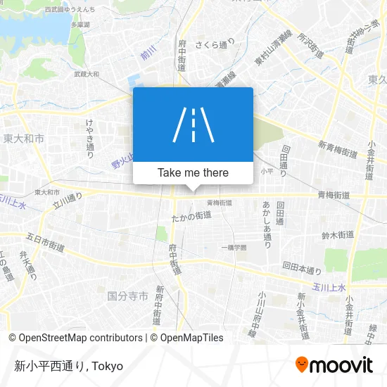 新小平西通り map