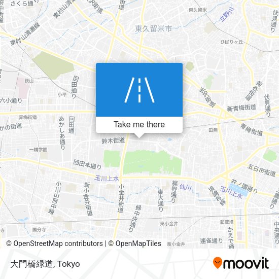 大門橋緑道 map