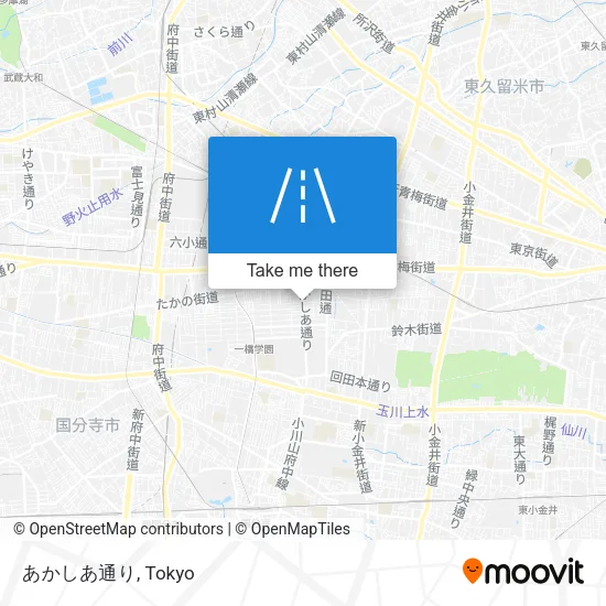 あかしあ通り map