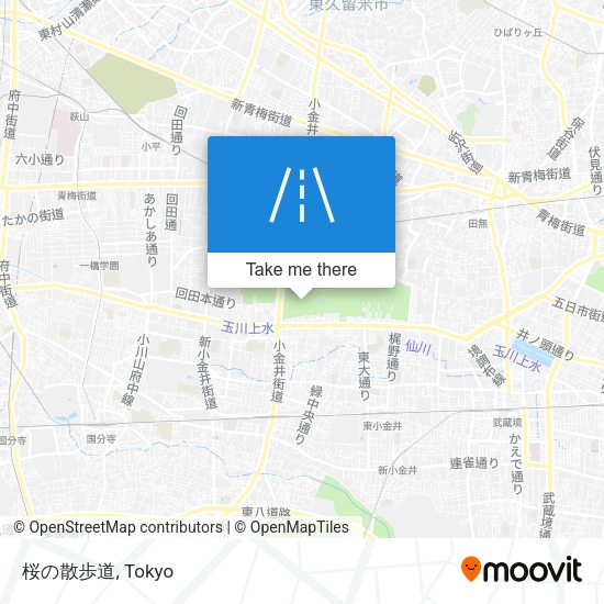 桜の散歩道 map