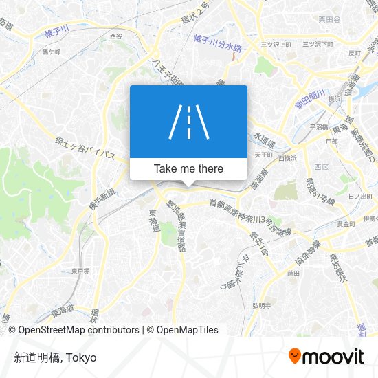 新道明橋 map