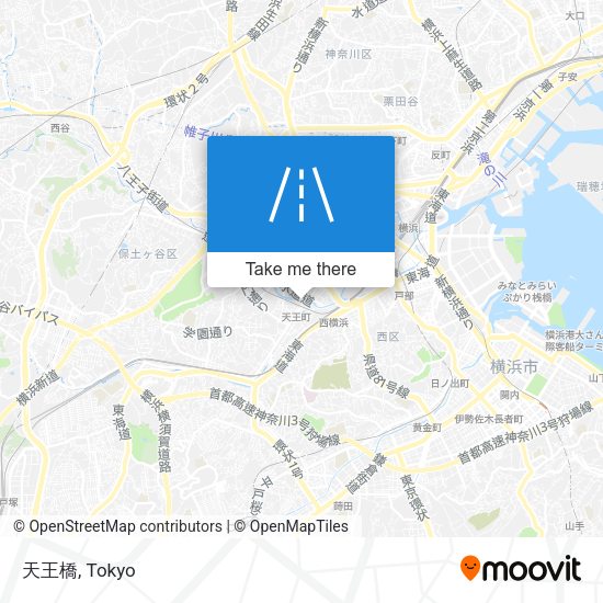 天王橋 map