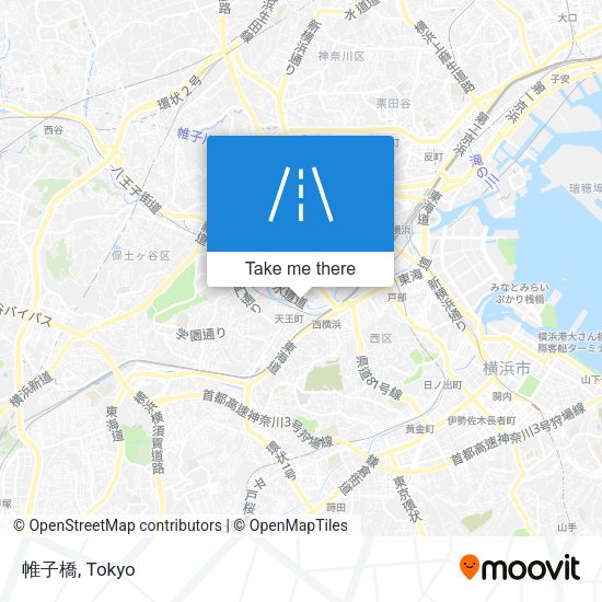 帷子橋 map