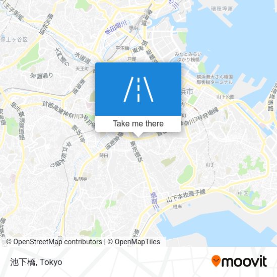 池下橋 map