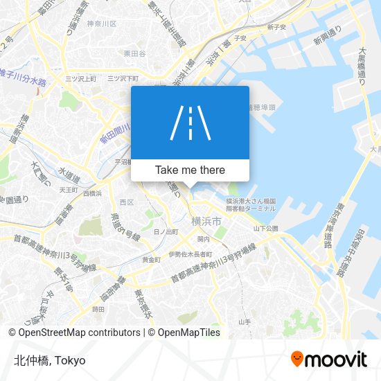 北仲橋 map
