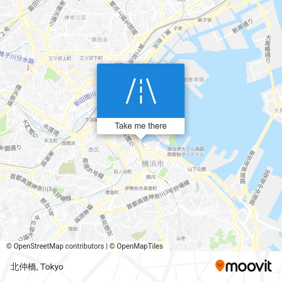 北仲橋 map