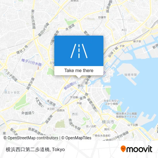 横浜西口第二歩道橋 map