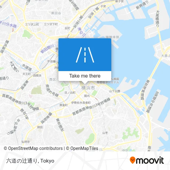 六道の辻通り map