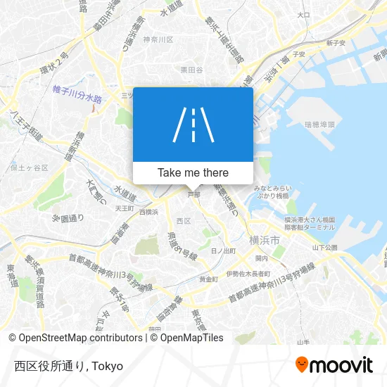 西区役所通り map