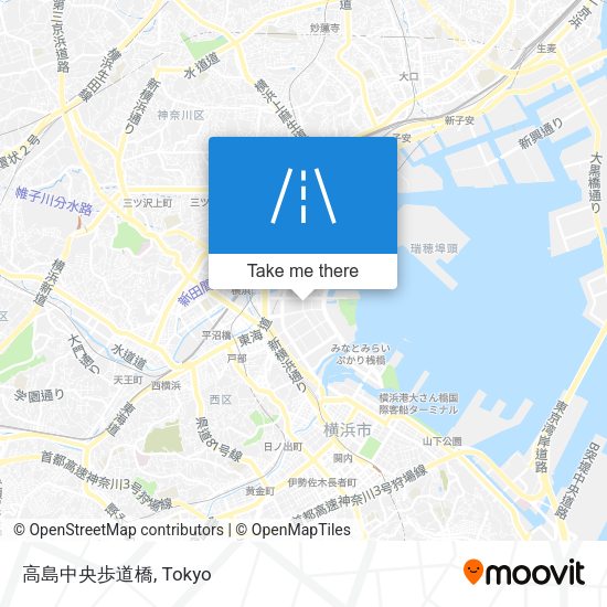 高島中央歩道橋 map