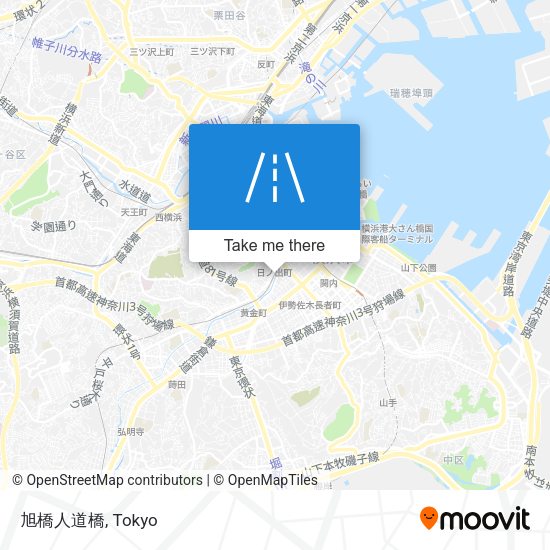旭橋人道橋 map