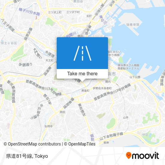 県道81号線 map