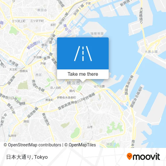 Japan Main Street map