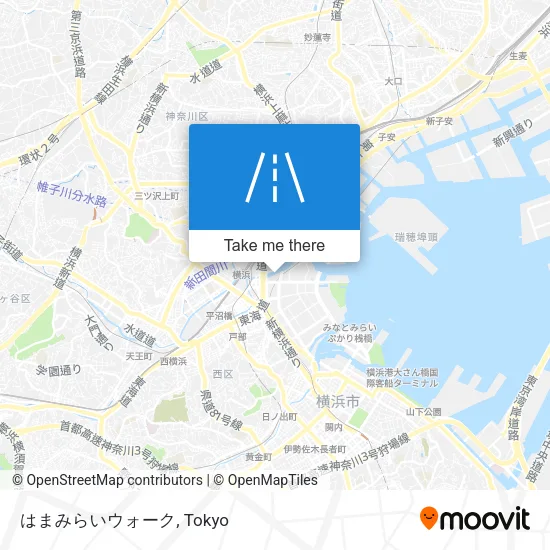 はまみらいウォーク map
