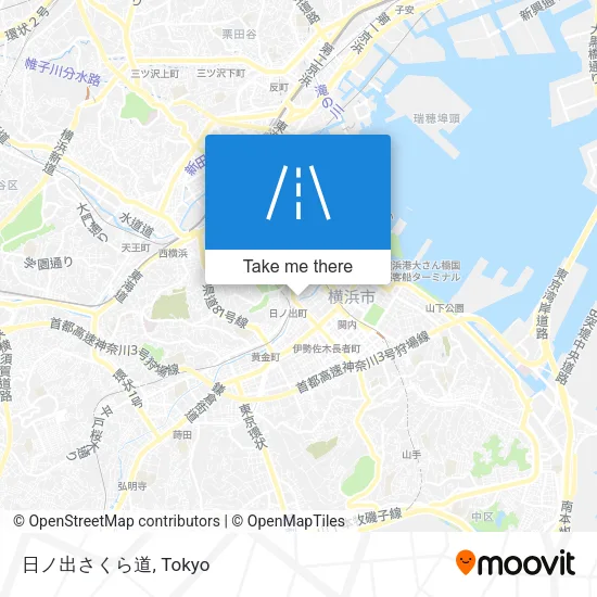 日ノ出さくら道 map