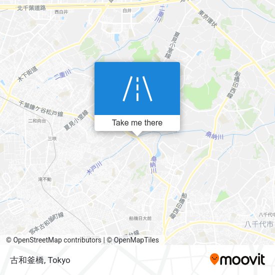 古和釜橋 map