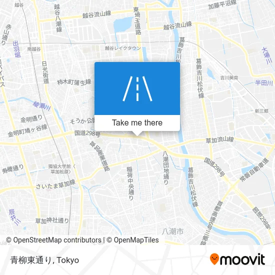 青柳東通り map