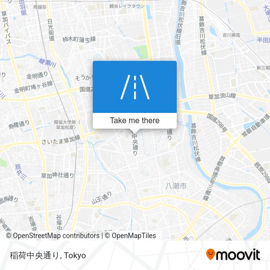 稲荷中央通り map