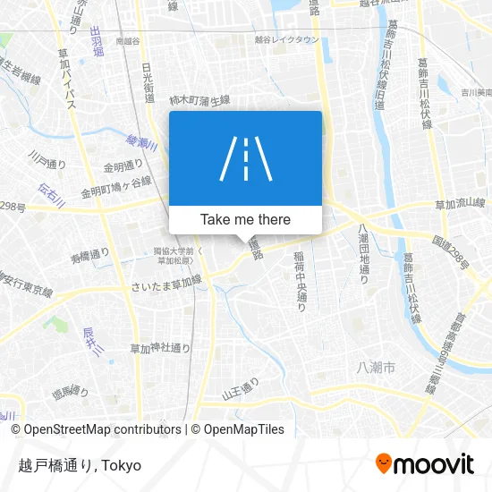 越戸橋通り map