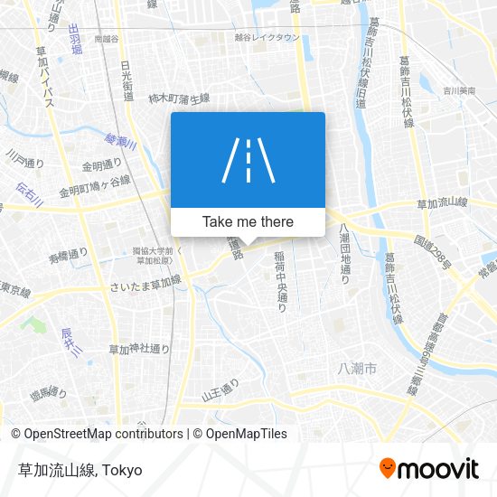 草加流山線 map