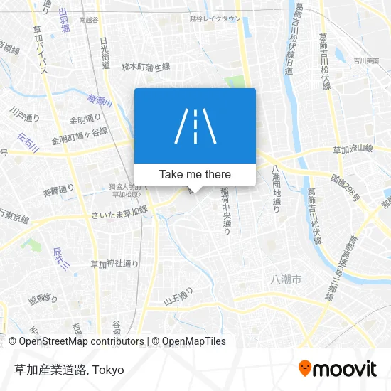 草加産業道路 map