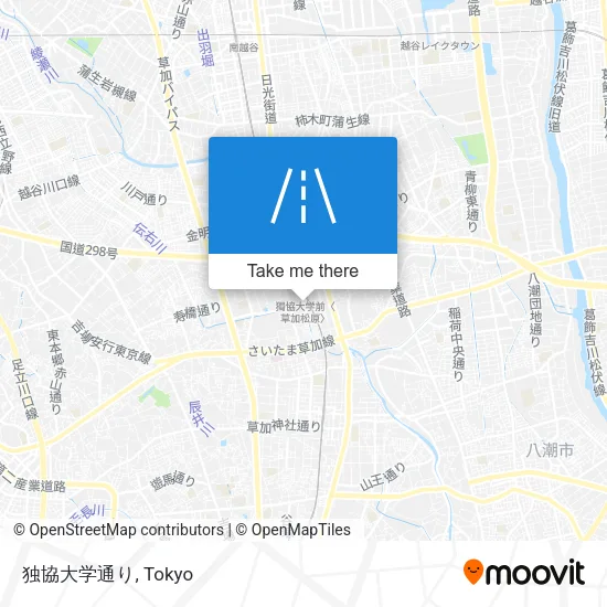 独協大学通り map