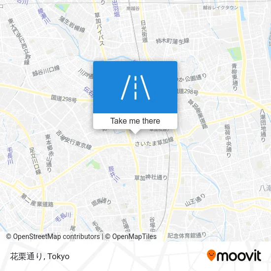 花栗通り map