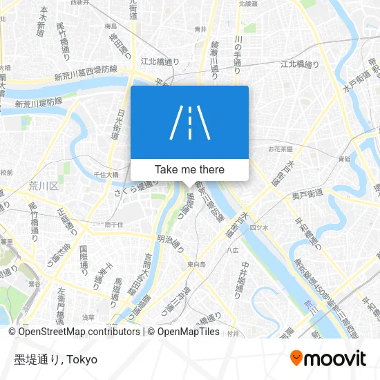 墨堤通り map
