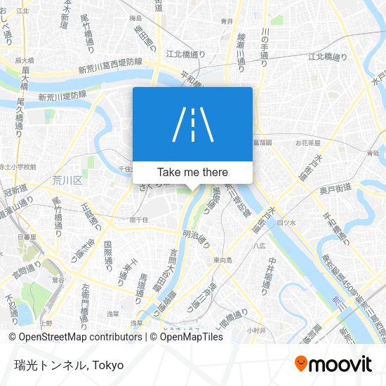 瑞光トンネル map