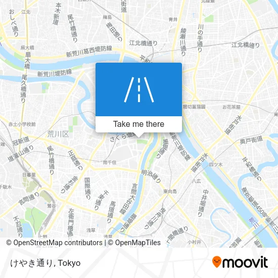 けやき通り map