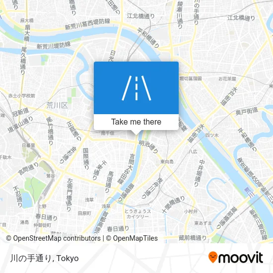 川の手通り map