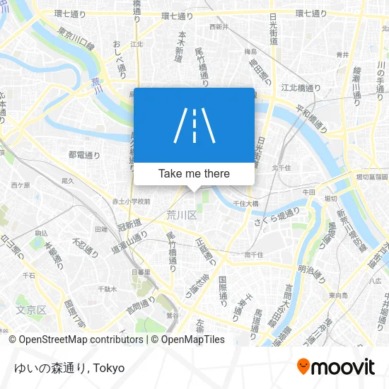 ゆいの森通り map