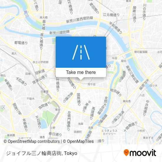 ジョイフル三ノ輪商店街 map