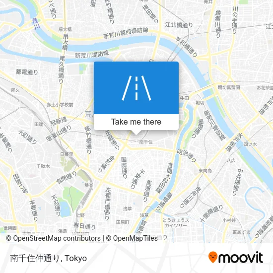 南千住仲通り map
