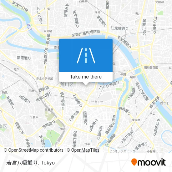若宮八幡通り map