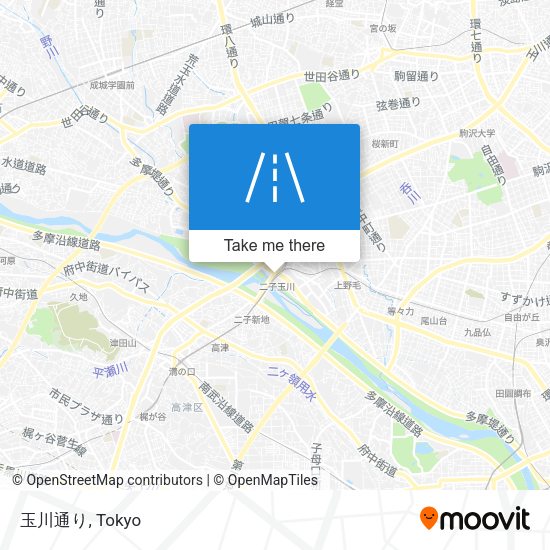 玉川通り map