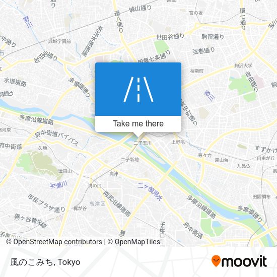風のこみち map