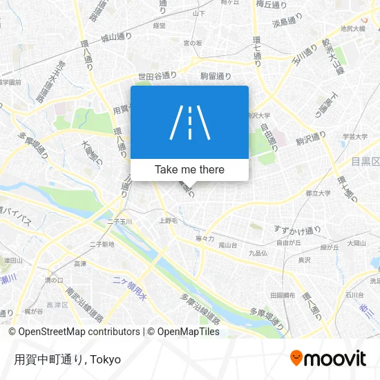 用賀中町通り map