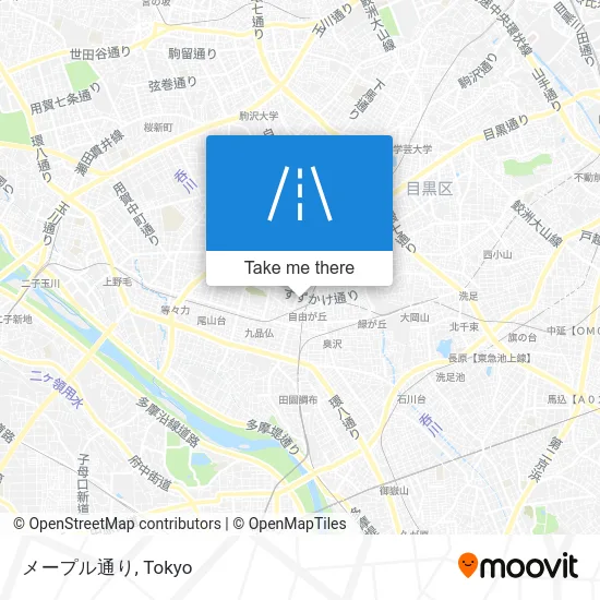 メープル通り map