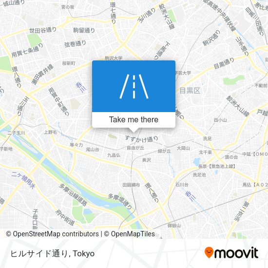 ヒルサイド通り map