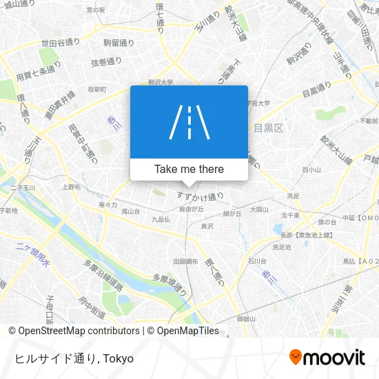 ヒルサイド通り map