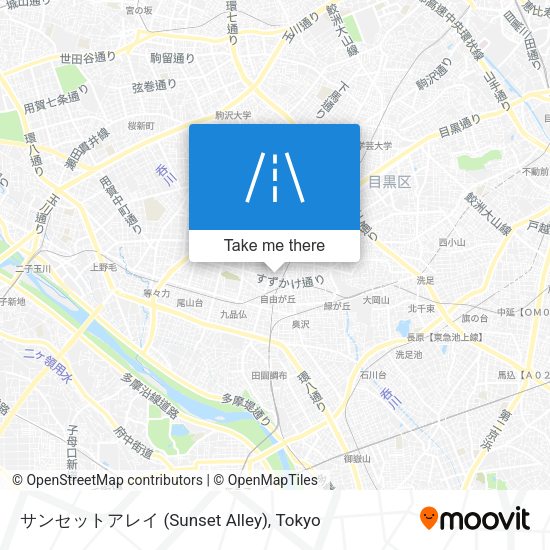 サンセットアレイ (Sunset Alley) map
