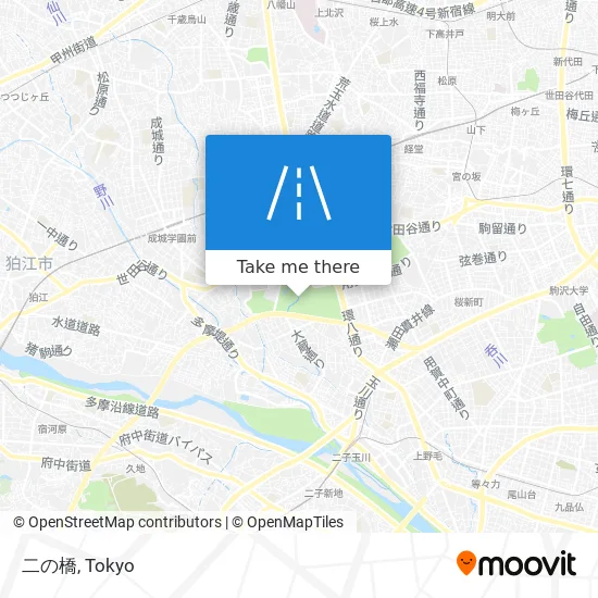 二の橋 map