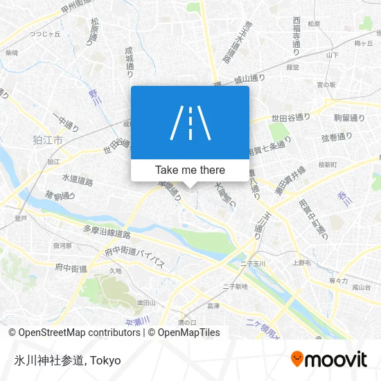 氷川神社参道 map