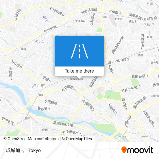 成城通り map